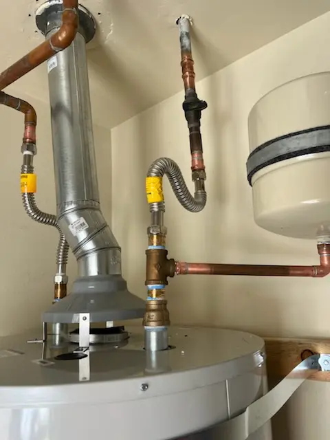 Water heater installation and plumbing repair in Corcoran
